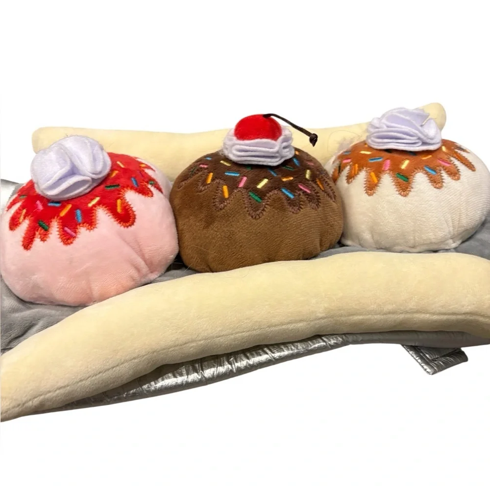 FRISCO BY CHEWY Banana Split Dessert Dog & Cat Costume Halloween Size Large